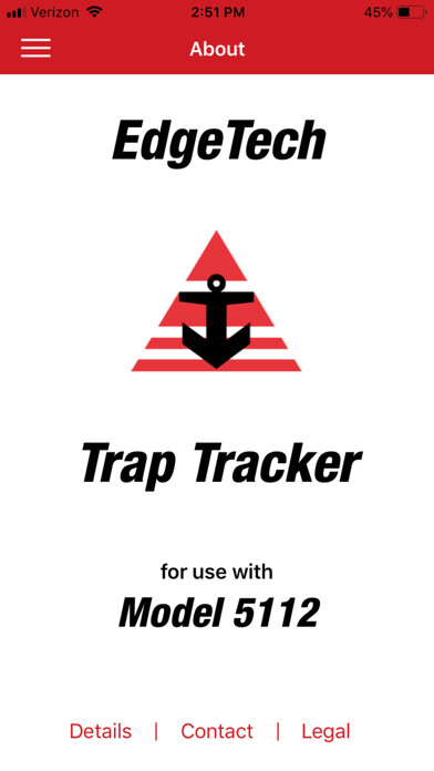 Emulate iPhone app Trap Tracker using MyAndroid