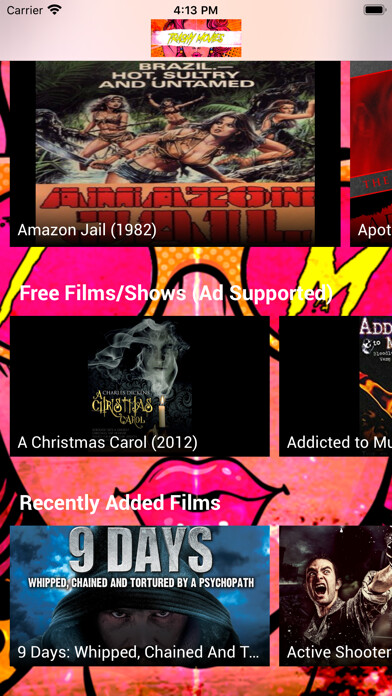 Emulate iPhone app Trashy Horror Movies using MyAndroid Emulate iPhone app Trashy Horror Movies using MyAndroid