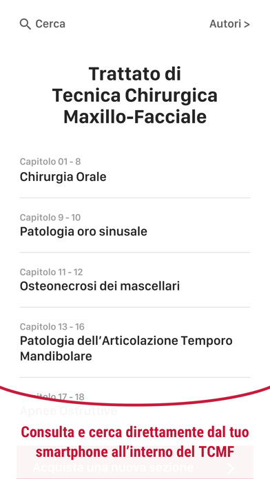 Emulate iPhone app Trattato di Chirurgia MF using MyAndroid