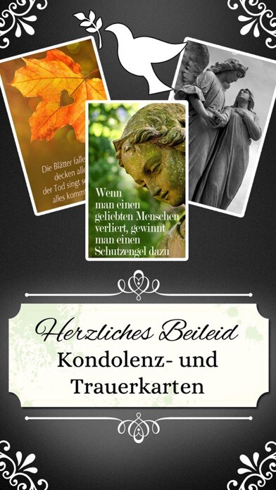 Emulate iPhone app Trauerkarten Beileidskarten Kondolenzkarten TRAUER using MyAndroid Emulate iPhone app Trauerkarten Beileidskarten Kondolenzkarten TRAUER using MyAndroid