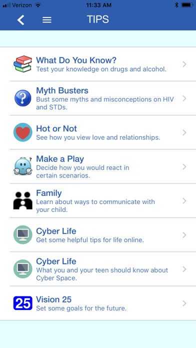 Emulate iPhone app Trauma Informed Prevention using MyAndroid Emulate iPhone app Trauma Informed Prevention using MyAndroid