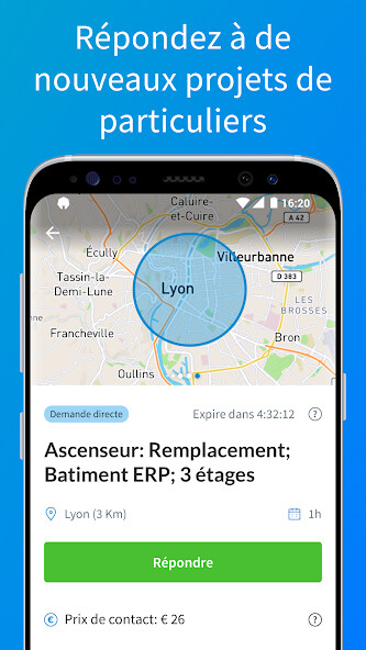 Run android online APK Travaux.com Pro Connect + from MyAndroid or emulate Travaux.com Pro Connect + using MyAndroid