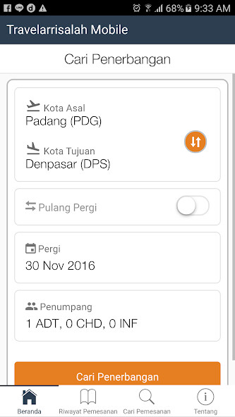 Run android online APK Travelarrisalah Mobile from MyAndroid or emulate Travelarrisalah Mobile using MyAndroid