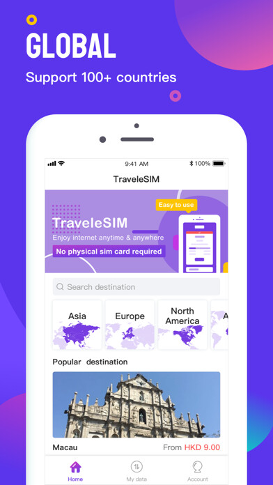 Emulate iPhone app TraveleSIM-Global data using MyAndroid Emulate iPhone app TraveleSIM-Global data using MyAndroid
