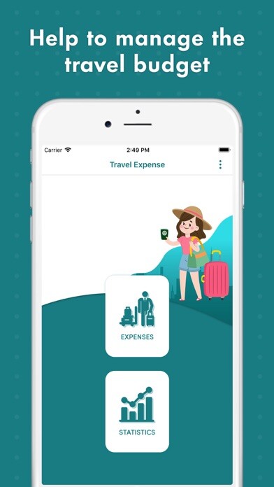 Emulate iPhone app Travel Expense Manager using MyAndroid