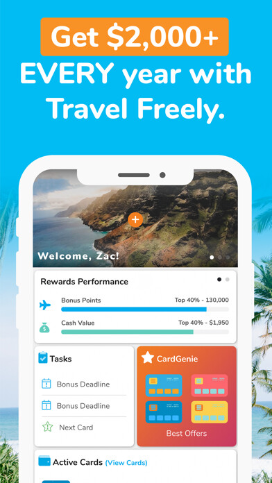 Emulate iPhone app Travel Freely: Points & Miles using MyAndroid