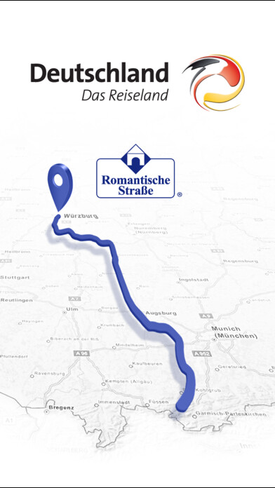 Emulate iPhone app Travel Guide - Romantic Street using MyAndroid
