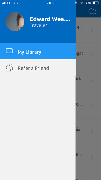 Emulate iPhone app TravelGuides2Go using MyAndroid