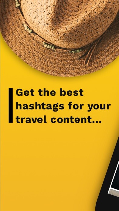 Emulate iPhone app Travel Hashtags for Travelers using MyAndroid