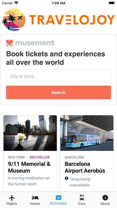 Emulate iPhone app TraveloJoy using MyAndroid