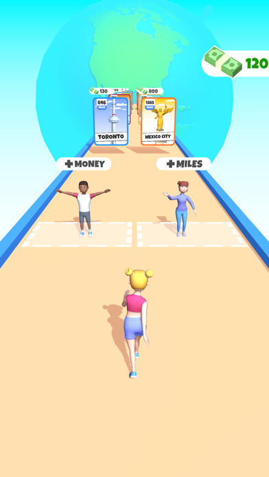 Emulate iPhone app Travel Rush 3D using MyAndroid