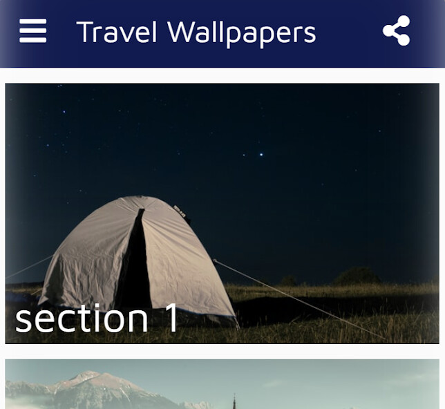 Emulate Travel Wallpapers from MyAndroid or run Travel Wallpapers using MyAndroid