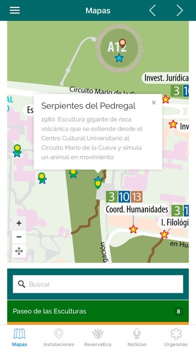 Emulate iPhone app Travesía UNAM using MyAndroid