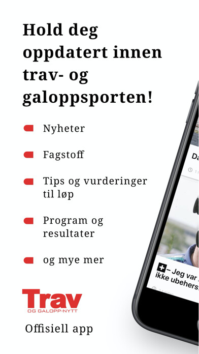 Emulate iPhone app Trav og Galopp-Nytt using MyAndroid Emulate iPhone app Trav og Galopp-Nytt using MyAndroid