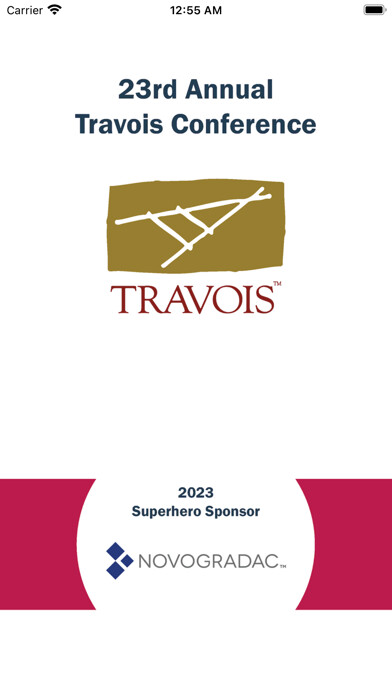 Emulate iPhone app Travois Conference 2023 using MyAndroid