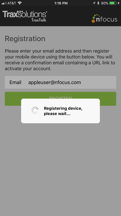 Emulate iPhone app TraxTalk using MyAndroid