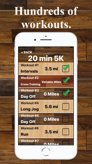 Emulate iPhone app Treadmill Trainer Workouts using MyAndroid
