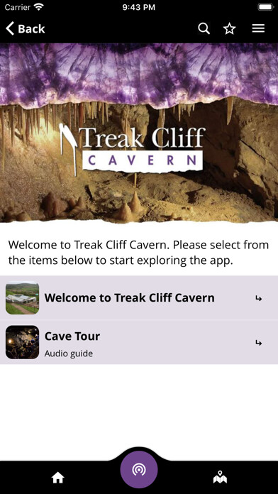 Emulate iPhone app Treak Cliff Cavern using MyAndroid