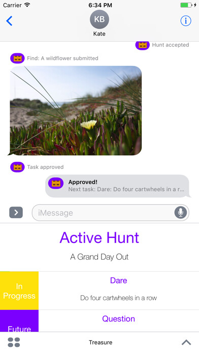 Emulate iPhone app Treasure Chat using MyAndroid