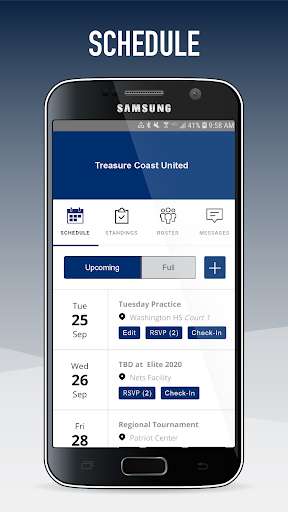 Run android online APK Treasure Coast United from MyAndroid or emulate Treasure Coast United using MyAndroid