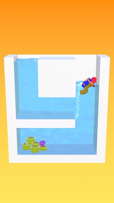 Emulate iPhone app Treasure Diver! using MyAndroid