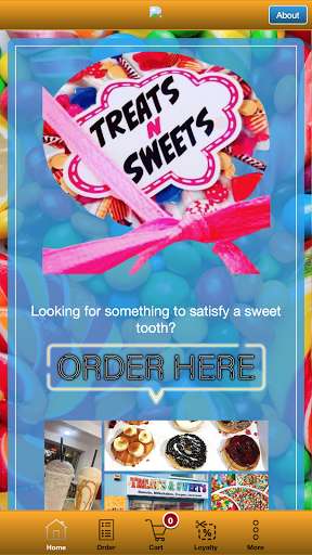 Run android online APK Treats&sweets Antrim from MyAndroid or emulate Treats&sweets Antrim using MyAndroid