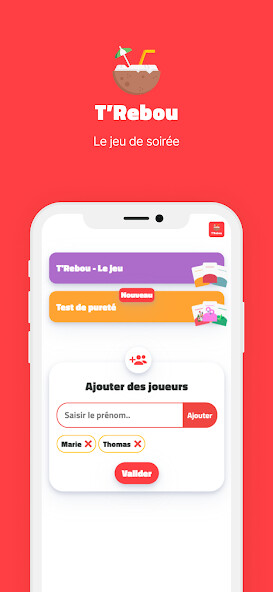 Run android online APK TRebou - Le jeu de soirée from MyAndroid or emulate TRebou - Le jeu de soirée using MyAndroid Run android online APK TRebou - Le jeu de soirée from MyAndroid or emulate TRebou - Le jeu de soirée using MyAndroid