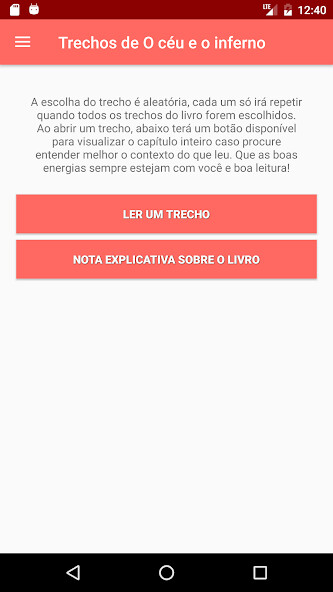 Run android online APK Trechos de O cu e o inferno from MyAndroid or emulate Trechos de O cu e o inferno using MyAndroid
