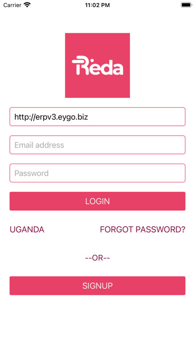 Emulate iPhone app TREDA ERP using MyAndroid