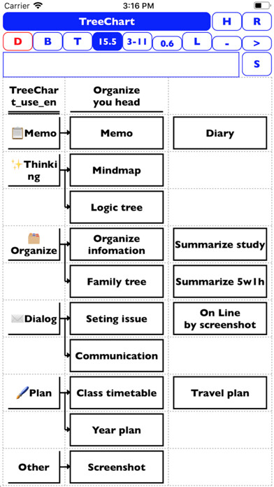 Emulate iPhone app TreeChart - easy mindmap using MyAndroid Emulate iPhone app TreeChart - easy mindmap using MyAndroid