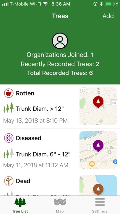 Emulate iPhone app Tree Tracker using MyAndroid Emulate iPhone app Tree Tracker using MyAndroid