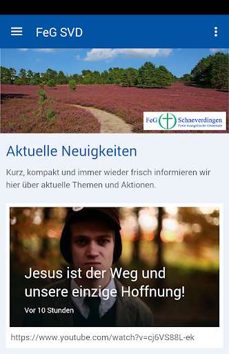 Run android online APK Treffpunkt FeG Schneverdingen from MyAndroid or emulate Treffpunkt FeG Schneverdingen using MyAndroid Run android online APK Treffpunkt FeG Schneverdingen from MyAndroid or emulate Treffpunkt FeG Schneverdingen using MyAndroid