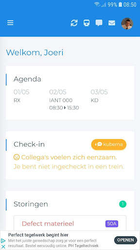 Run android online APK Treinbestuurder from MyAndroid or emulate Treinbestuurder using MyAndroid