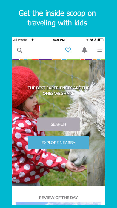 Emulate iPhone app Trekaroo Family Travel using MyAndroid
