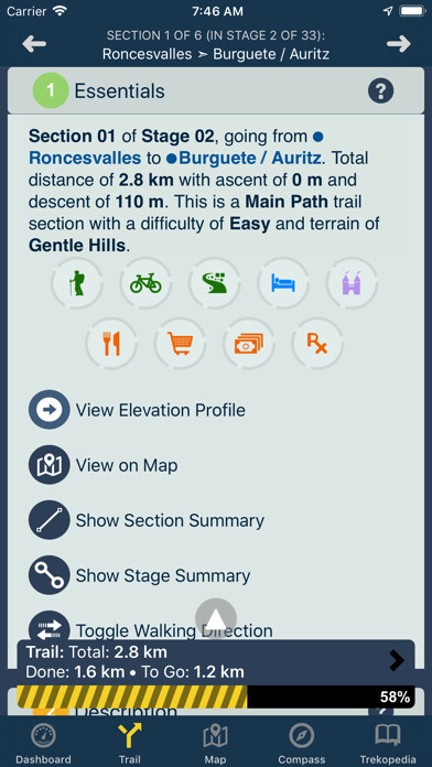 Emulate iPhone app TrekRight: Camino Francés using MyAndroid Emulate iPhone app TrekRight: Camino Francés using MyAndroid