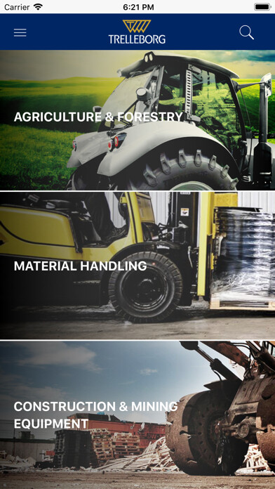Emulate iPhone app Trelleborg Tire iBrochure using MyAndroid Emulate iPhone app Trelleborg Tire iBrochure using MyAndroid