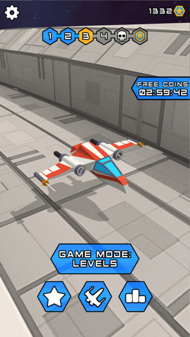 Emulate iPhone app Trench Runner - Space race! using MyAndroid