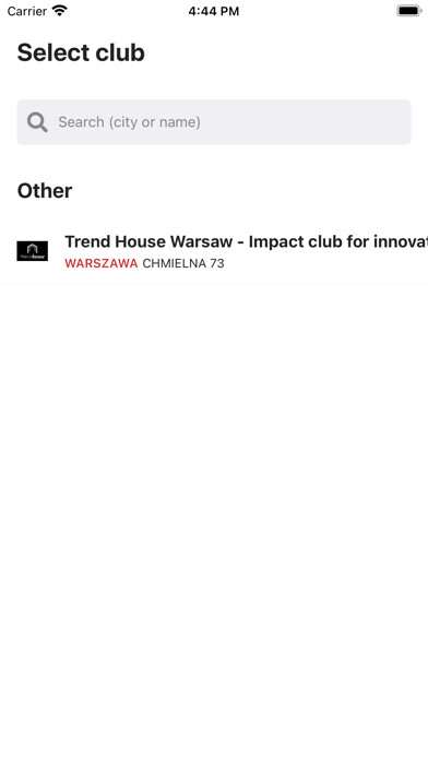 Emulate iPhone app Trend House Warsaw using MyAndroid Emulate iPhone app Trend House Warsaw using MyAndroid