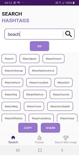 Run android online APK Trending Hashtag For Likes from MyAndroid or emulate Trending Hashtag For Likes using MyAndroid