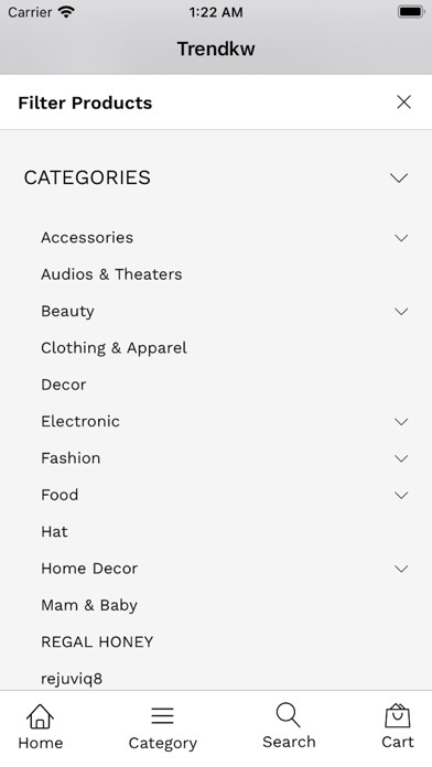 Emulate iPhone app Trend Kuwait using MyAndroid
