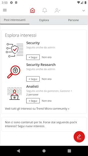 Run android online APK Trend Micro Community Italy from MyAndroid or emulate Trend Micro Community Italy using MyAndroid