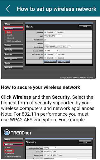 Run android online APK Trendnet Wifi Router Guide from MyAndroid or emulate Trendnet Wifi Router Guide using MyAndroid