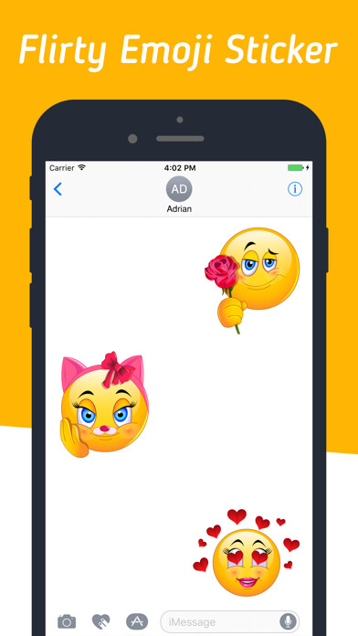 Emulate iPhone app Trendy Emojis Stickers Pack using MyAndroid