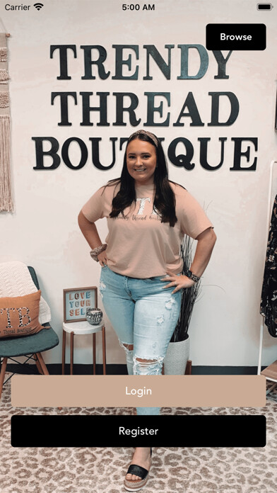 Emulate iPhone app Trendy Thread Boutique using MyAndroid Emulate iPhone app Trendy Thread Boutique using MyAndroid