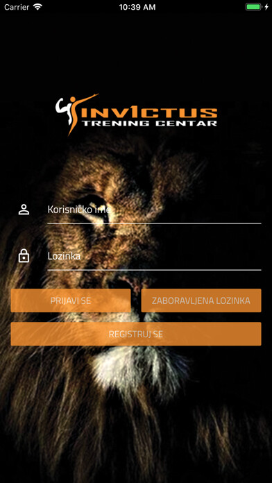 Emulate iPhone app Trening centar INVICTUS using MyAndroid Emulate iPhone app Trening centar INVICTUS using MyAndroid