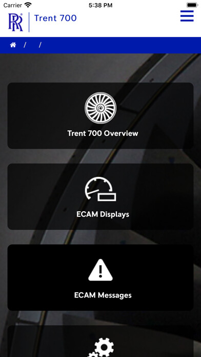 Emulate iPhone app Trent 700 Pilot Guide using MyAndroid Emulate iPhone app Trent 700 Pilot Guide using MyAndroid