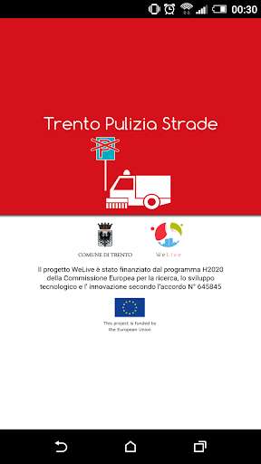 Emulate Android APK Trento Street Cleaning