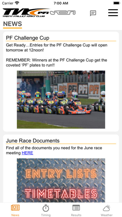 Emulate iPhone app Trent Valley Kart Club using MyAndroid Emulate iPhone app Trent Valley Kart Club using MyAndroid