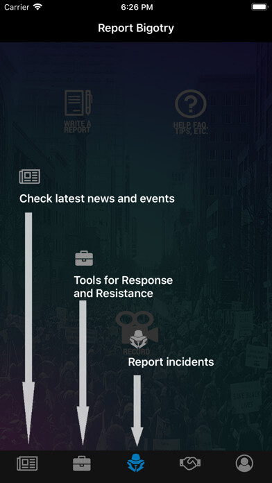 Emulate iPhone app Trepper - the Anti-Bigotry App using MyAndroid Emulate iPhone app Trepper - the Anti-Bigotry App using MyAndroid