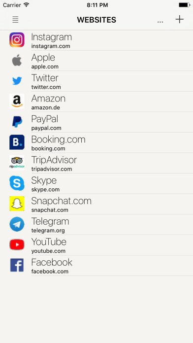 Emulate iPhone app Tresor - password manager using MyAndroid Emulate iPhone app Tresor - password manager using MyAndroid